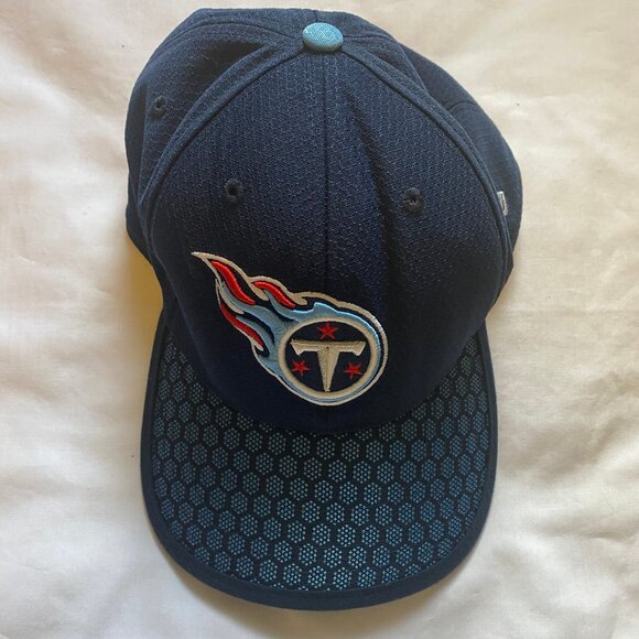NFL Tennessee Titans Cap Hat 39Thirty FlexFit New Era Dark Blue Large/X-Large - Picture 2 of 5